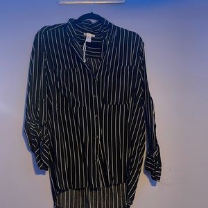 Large button up blouse